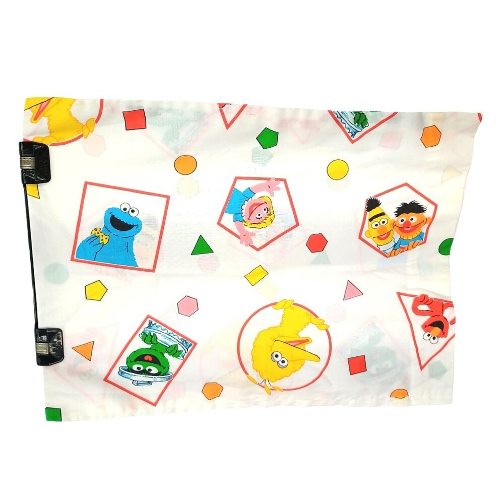 Sesame Street Kids Pillowcase Featuring Beloved Characters Big Bird Cookie Monst